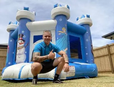 Jumping Castle we hired on the Gold Coast