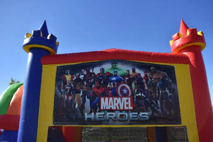Marvel Themed Jumping Castle Heros