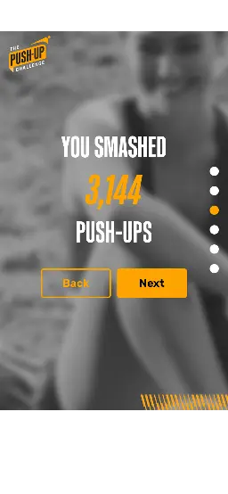 How many push ups the A-Leap team did for charity